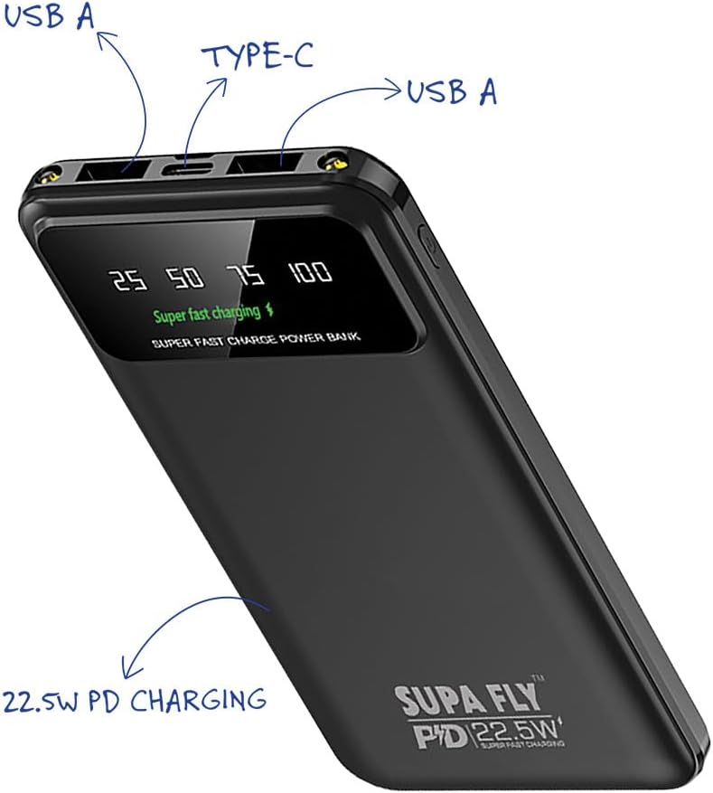 10000mAh power bank fast charge