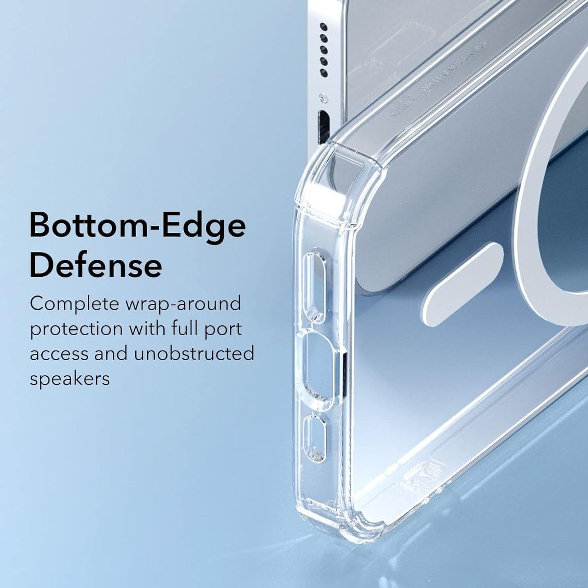 TISKO MagSafe Compatible Clear iPhone Case