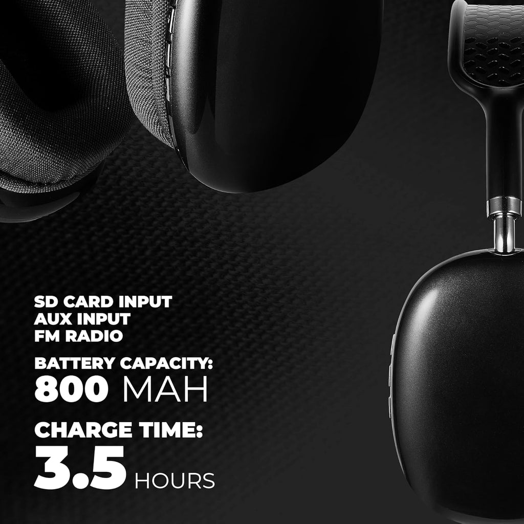 wireless over-ear headphones -Wireless Over-Ear Headphone with Playtim