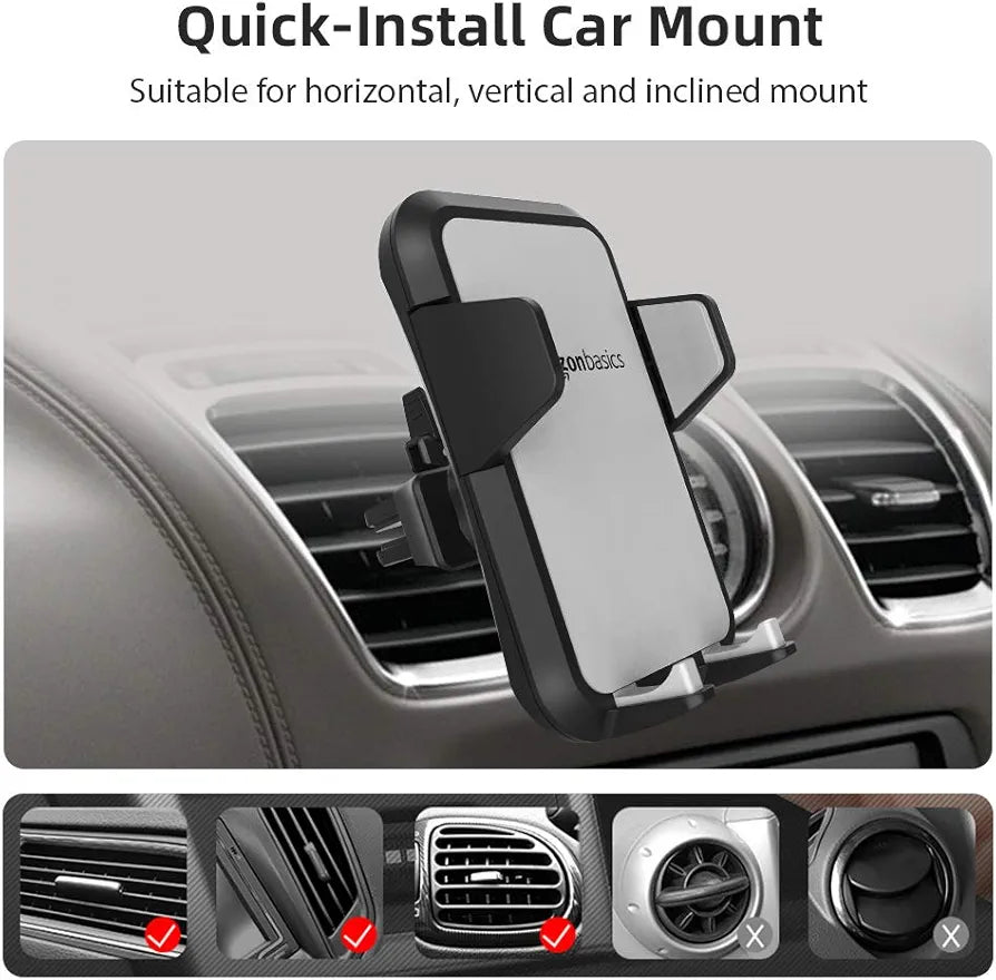 Universal Smartphone Holder for Car Air Vent